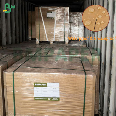 35GSM 38GSM Brown Double Side Silicone Oil Paper para churrasco 24 x 36 polegadas
