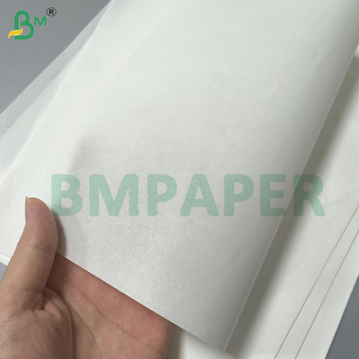 Papel de intercalação de vidro 32gsm - 100gsm branco branqueado para vidro solar