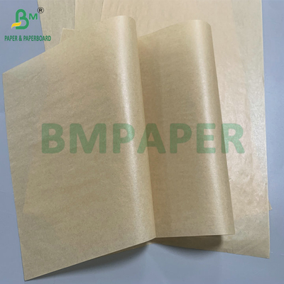 30 gm 40 gm Papel de base de silício castanho de dupla face de silicone Jumbo Roll
