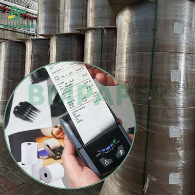 80GSM 90GSM Papel térmico diretamente revestido em rolos de caixa 490MM