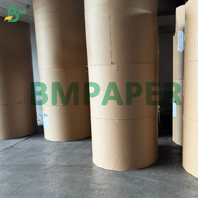 Papel Kraft Branco de Embalagem de Grau Alimentício com Uma Face Brilhante 30gsm a 80gsm