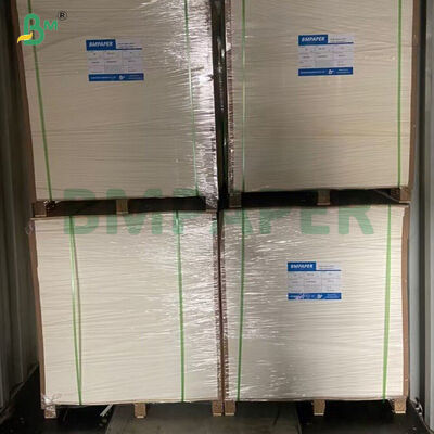 C1S Folhas de papel de revestimento de cartão de um lado brilhante branco brilhante de alta rigidez
