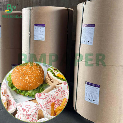 Papel de Embrulho para Hambúrguer Branco de Grau Alimentício Anti Gordura Rolos Jumbo Kit 4 Kit 5