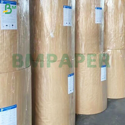 Rolos de Papel Kraft Marrom de Alta Resistência 100gsm para Fazer Sacolas