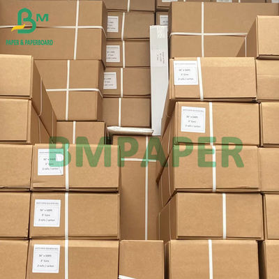 O rolo de papel branco 2&quot; do plotador do CAD o núcleo 24 avança X largo 500ft por muito tempo 2 Rolls por caixas