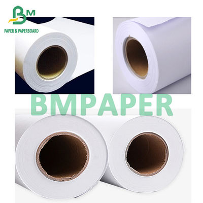 O rolo de papel branco 2&quot; do plotador do CAD o núcleo 24 avança X largo 500ft por muito tempo 2 Rolls por caixas