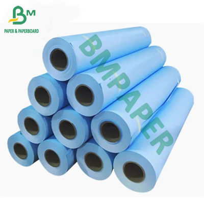 rolo azul 310mm da cópia do Inkjet do papel de plotador de 80gsm Cad comprimento de 620mm x de 150m