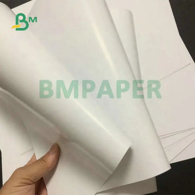 papel de seda do brilho de 100# 120#, branco lustroso tomado partido dobro do papel revestido do texto para a impressão deslocada