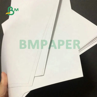 papel de seda do brilho de 100# 120#, branco lustroso tomado partido dobro do papel revestido do texto para a impressão deslocada