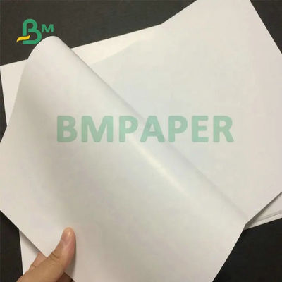 papel de seda do brilho de 100# 120#, branco lustroso tomado partido dobro do papel revestido do texto para a impressão deslocada