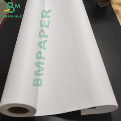 36&quot; rolo bond branco 3&quot; do papel de plotador de X 500 liso sem revestimento do núcleo