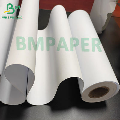36&quot; rolo bond branco 3&quot; do papel de plotador de X 500 liso sem revestimento do núcleo
