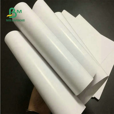 fatura lustrosa branca de 95 x de 130cm 200gram 250gram Art Paper Roll For Brochure