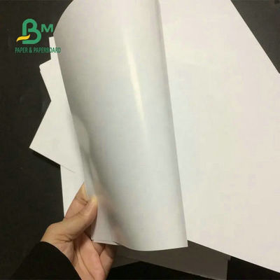 fatura lustrosa branca de 95 x de 130cm 200gram 250gram Art Paper Roll For Brochure