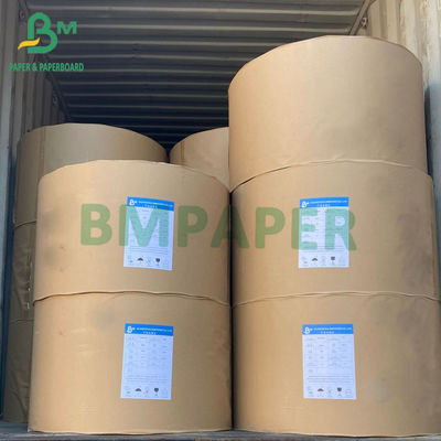 polpa branca de papel de seda 25&quot; 39&quot; do Virgin da tampa de 60lb 70lb 80lb 100lb C1S largura do rolo