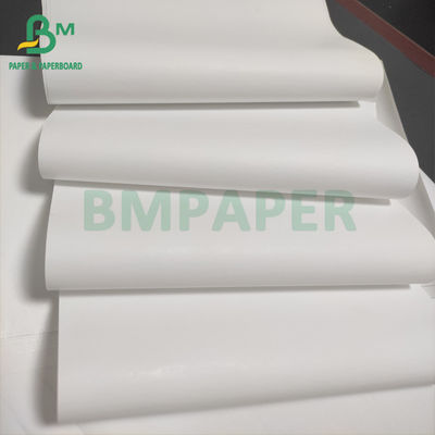 o Virgin de papel térmico branco do rolo 48gsm reduz a polpa o material para a máquina da posição do recibo
