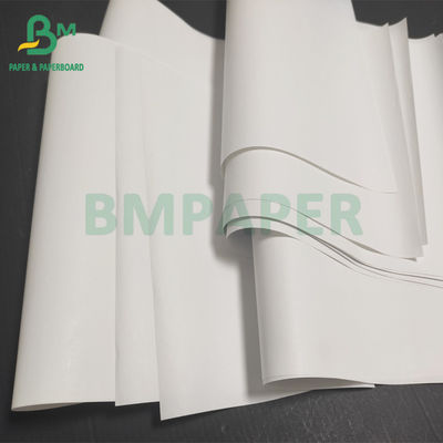 o Virgin de papel térmico branco do rolo 48gsm reduz a polpa o material para a máquina da posição do recibo