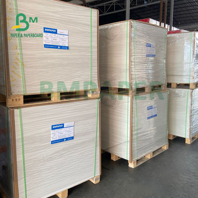rolo de papel do congelador branco de 325gsm 350gsm para o empacotamento de alimento congelado 37&quot;” volume X.25 alto