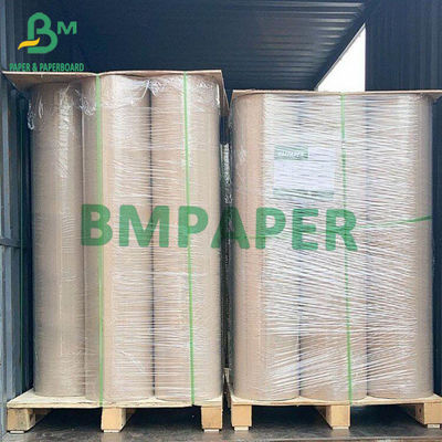 papel de embalagem de saco de 40gsm 70gsm BKP para o saco largamente 0.5m - 2.5m do acondicionamento de alimentos de Brown