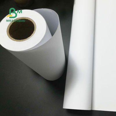 24&quot; x 150ft 92 rolo bond sem revestimento 2&quot; do papel de plotador do brilho 20lb CAD núcleo