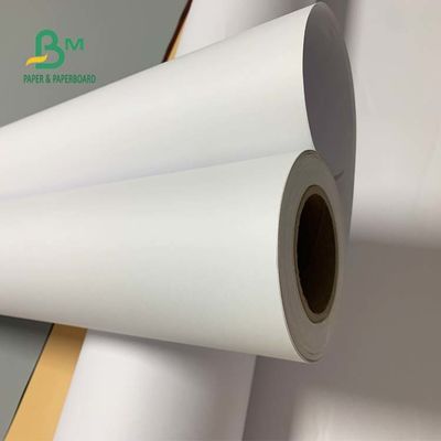 92 brilho 24" rolo branco sem revestimento do papel de ligação de x 300ft 20lb CAD