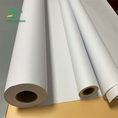 92 brilho 24" rolo branco sem revestimento do papel de ligação de x 300ft 20lb CAD