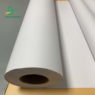 92 brilho 24" rolo branco sem revestimento do papel de ligação de x 300ft 20lb CAD