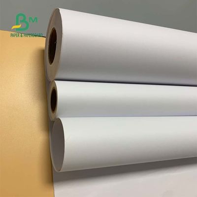 92 brilho 24" rolo branco sem revestimento do papel de ligação de x 300ft 20lb CAD