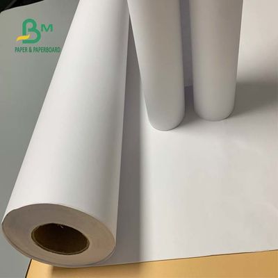 92 brilho 24" rolo branco sem revestimento do papel de ligação de x 300ft 20lb CAD