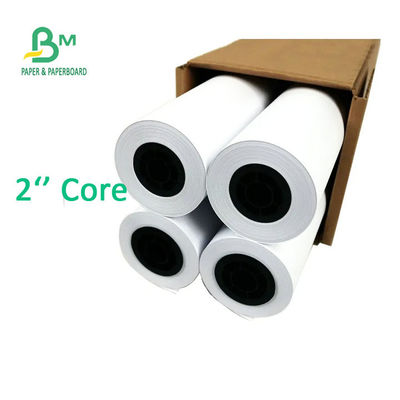 Papel de plotador sem revestimento 24" de Rolls 20# da ligação do CAD do formato largo x 150'