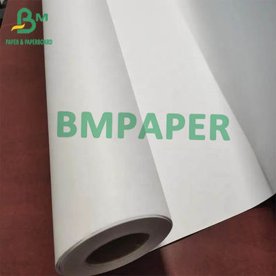 rolo bond branco do papel de plotador 80gsm para o comprimento das impressoras 50m 100m 150m do CAD