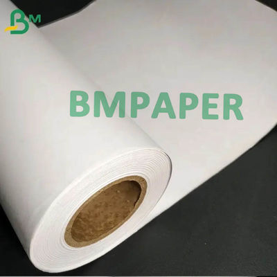 rolo bond branco do papel de plotador 80gsm para o comprimento das impressoras 50m 100m 150m do CAD