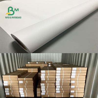 36&quot; x 500ft 92 rolo bond sem revestimento 3&quot; do papel de plotador do brilho 20lb CAD núcleo