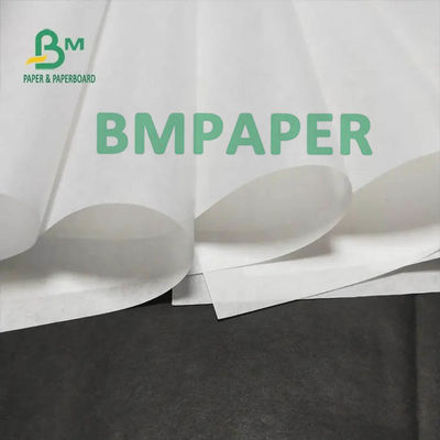 produto comestível branco claro de papel de embalagem de 30gsm 40gsm MG único à prova de graxa