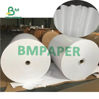 produto comestível branco claro de papel de embalagem de 30gsm 40gsm MG único à prova de graxa