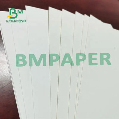 255g alto - papel de marfim revestido do baixo cartão branco volumoso do grama único para a escrita