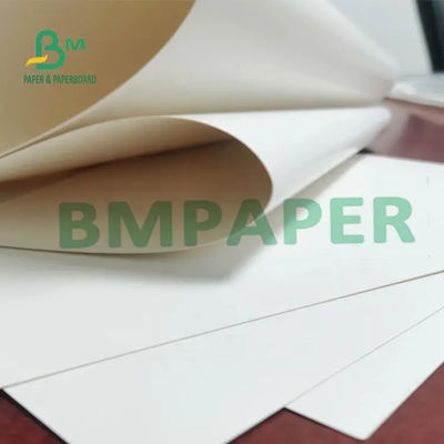 255g alto - papel de marfim revestido do baixo cartão branco volumoso do grama único para a escrita