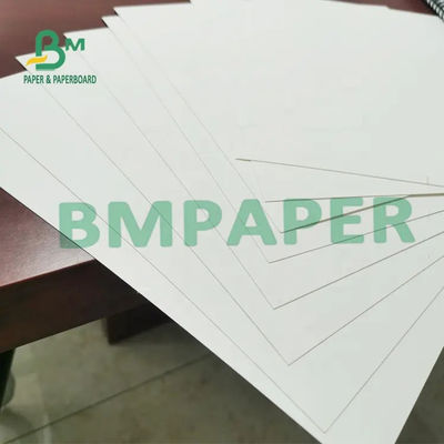 255g alto - papel de marfim revestido do baixo cartão branco volumoso do grama único para a escrita