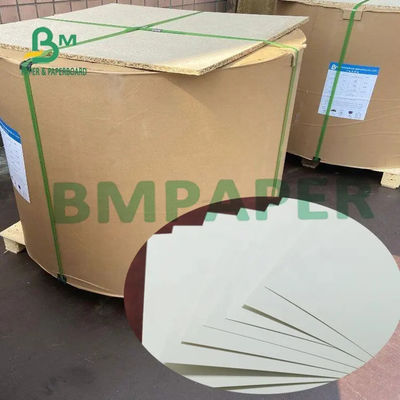 255g alto - papel de marfim revestido do baixo cartão branco volumoso do grama único para a escrita