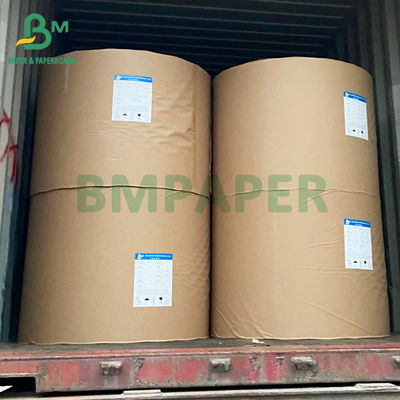 Rolo natural do papel de embalagem de Brown do produto comestível para as bacias que fazem 300g 400g