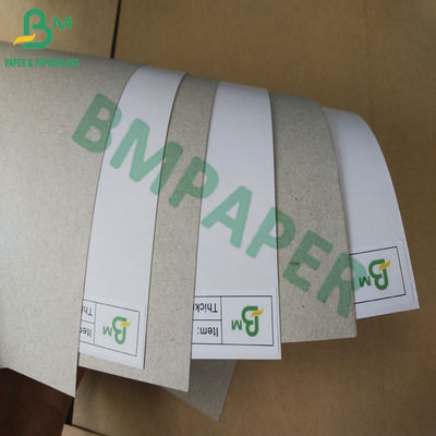 Grey Back que GD2 revestiu o papel de placa frente e verso reciclou a parte superior branca material da polpa