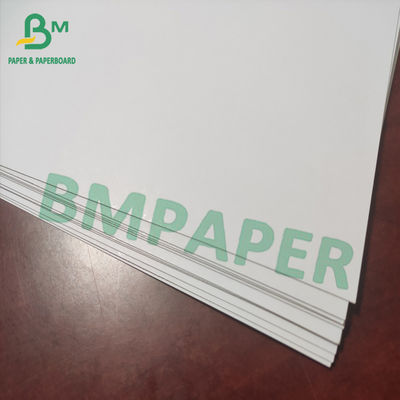 Papel de placa frente e verso branco material reciclado 200gsm da polpa - 500gsm