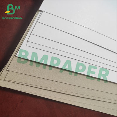 Papel de placa frente e verso branco material reciclado 200gsm da polpa - 500gsm