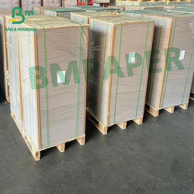 Papel de placa frente e verso branco material reciclado 200gsm da polpa - 500gsm