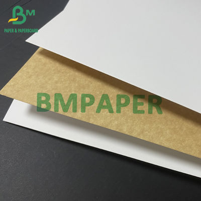 Cartão branco lateral da parte traseira de 16PTS 20PTS um Kraft para caixas 90 x 125cm
