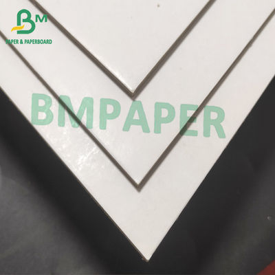 20pt 30 x 40&quot; Grey Back Duplex Board Glossy revestiu a parte superior branca