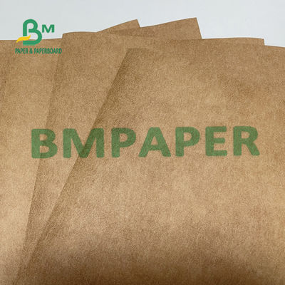 Resistência de rasgo de Tote Bag Washable Kraft Paper com uma cor branca lateral