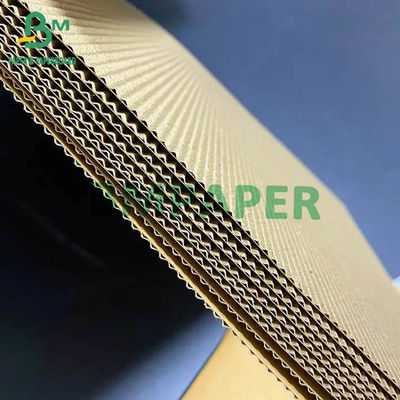 Folhas do cartão ondulado da flauta espessura de 1mm - de 2mm para a caixa do empacotamento de alimento