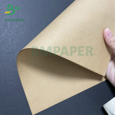 Brown colore a largura semi elástico 70g 75g 80g do rolo 97CM do papel de embalagem de saco