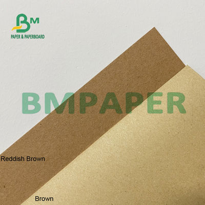 Rolo do papel de envolvimento de Brown avermelhado Kraft do Virgin para caixas de envolvimento feitas sob encomenda